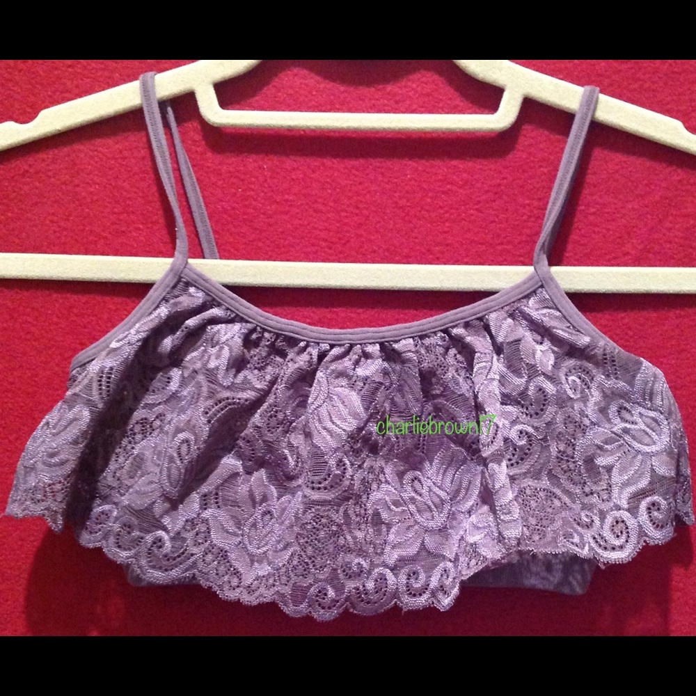Lace front bralette